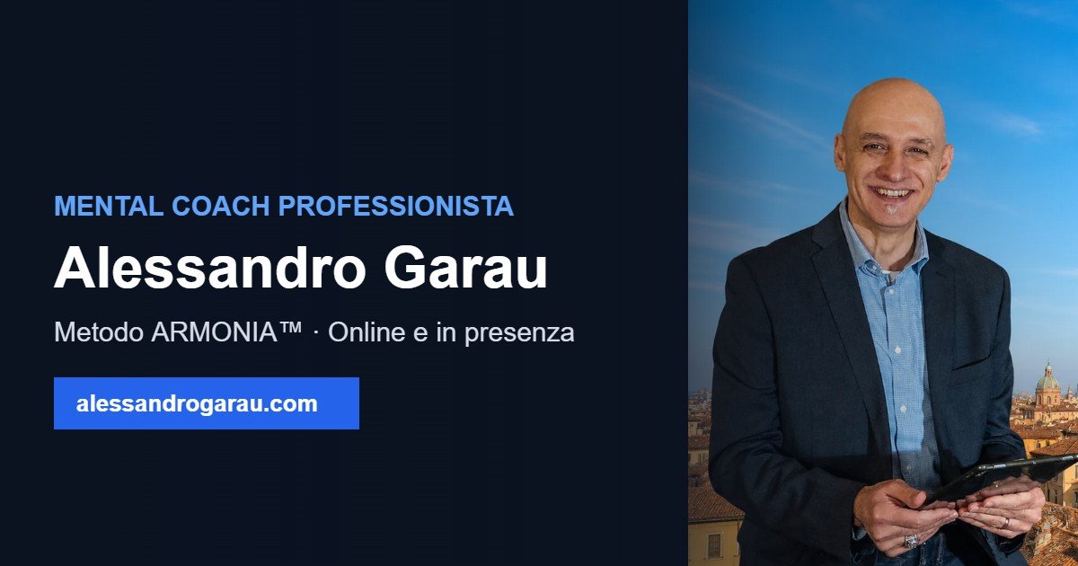 Mental coach a Modena e online: quando serve un percorso strutturato