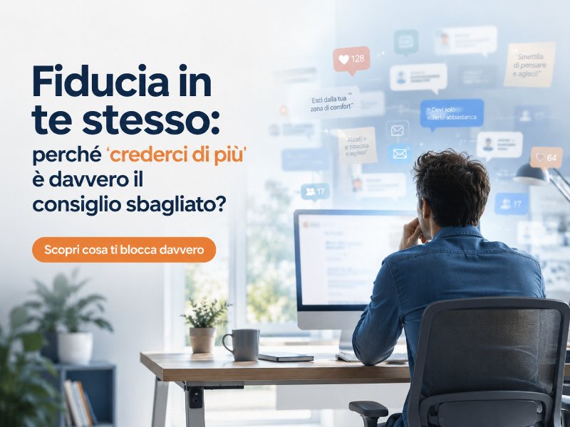 Fiducia in te stesso: perché “crederci di più” non basta