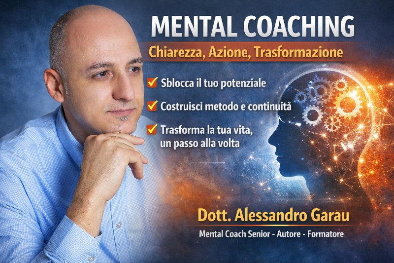 Mental Coaching: chiarezza, metodo e azione