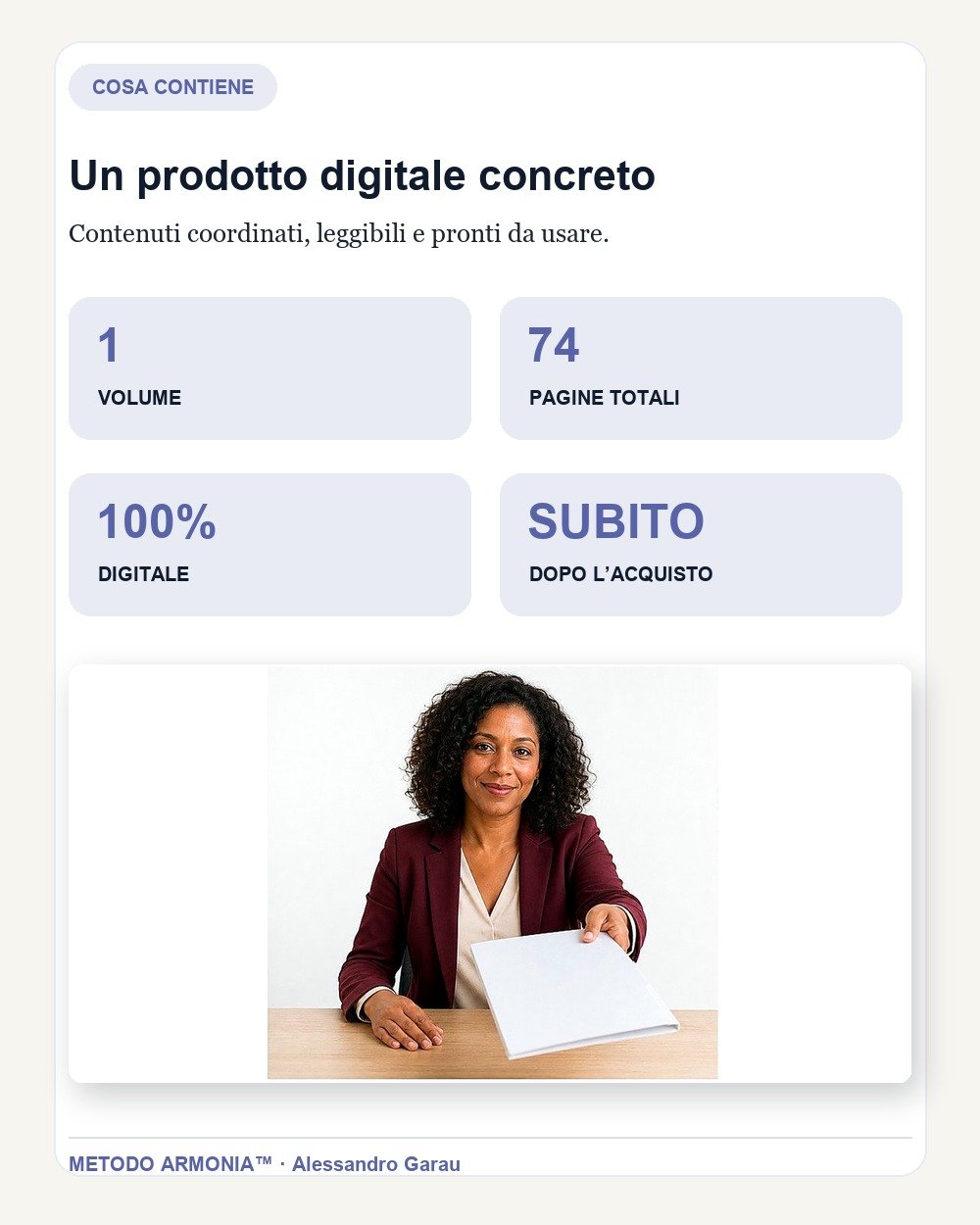 Come delegare senza perdere il controllo — Cosa contiene