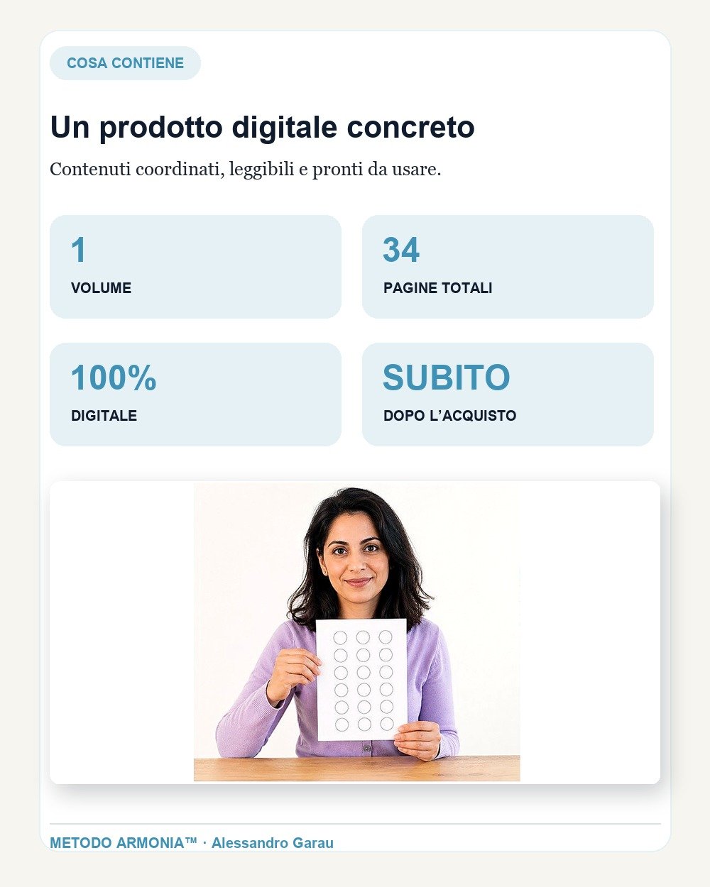 Sostenere in 21 giorni — Cosa contiene