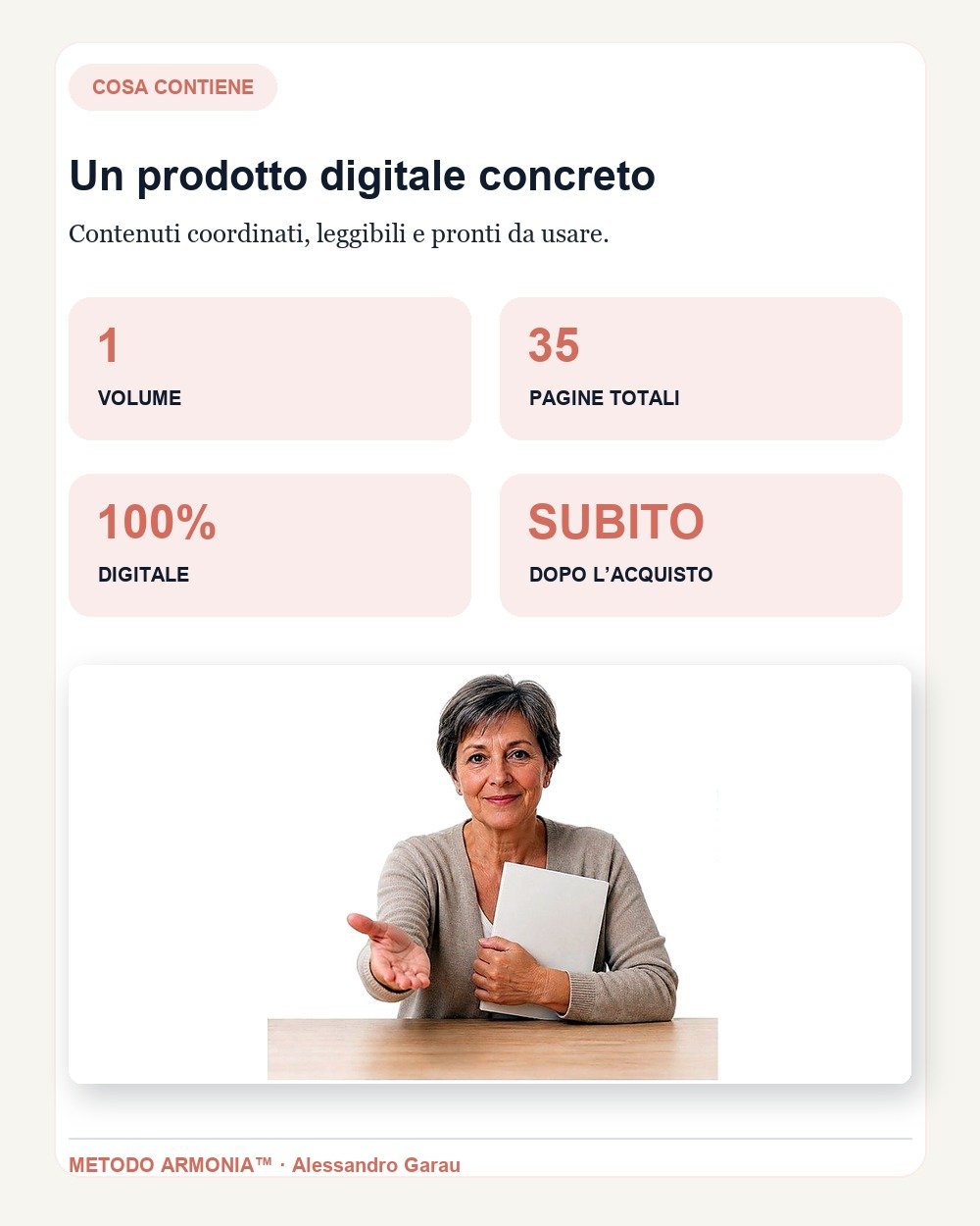 Quando chi ami si blocca prima della prova — Cosa contiene