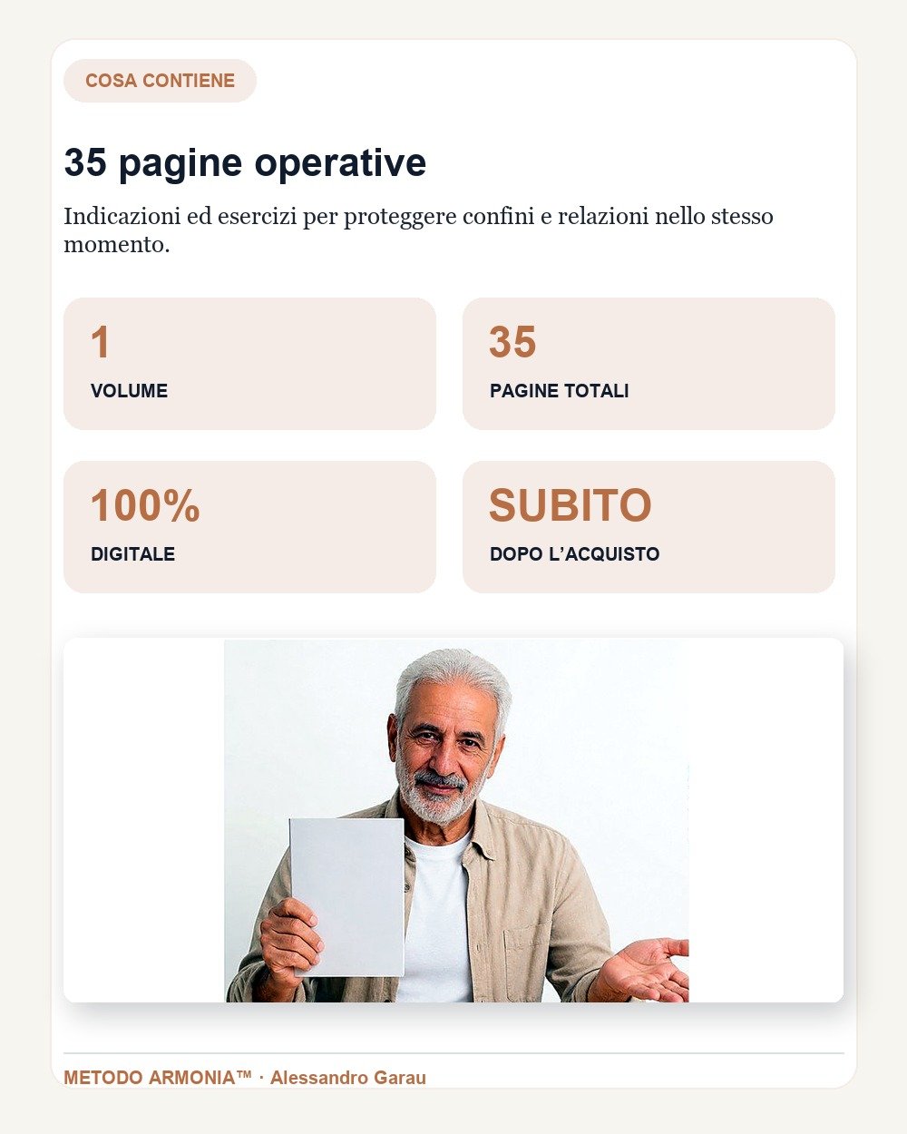 Quando chi ami non sa dire di no — Cosa contiene