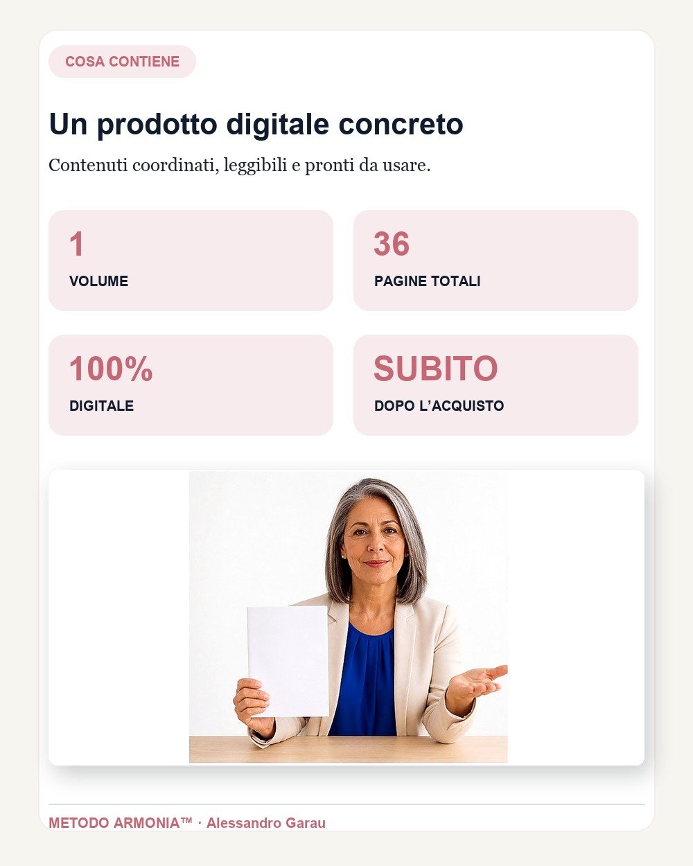 Quando chi decide è sempre sotto pressione — Cosa contiene