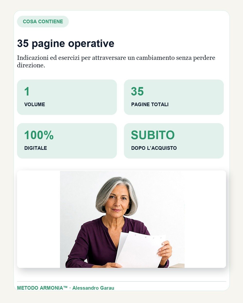 Gli anni persi a non voltare pagina — Cosa contiene