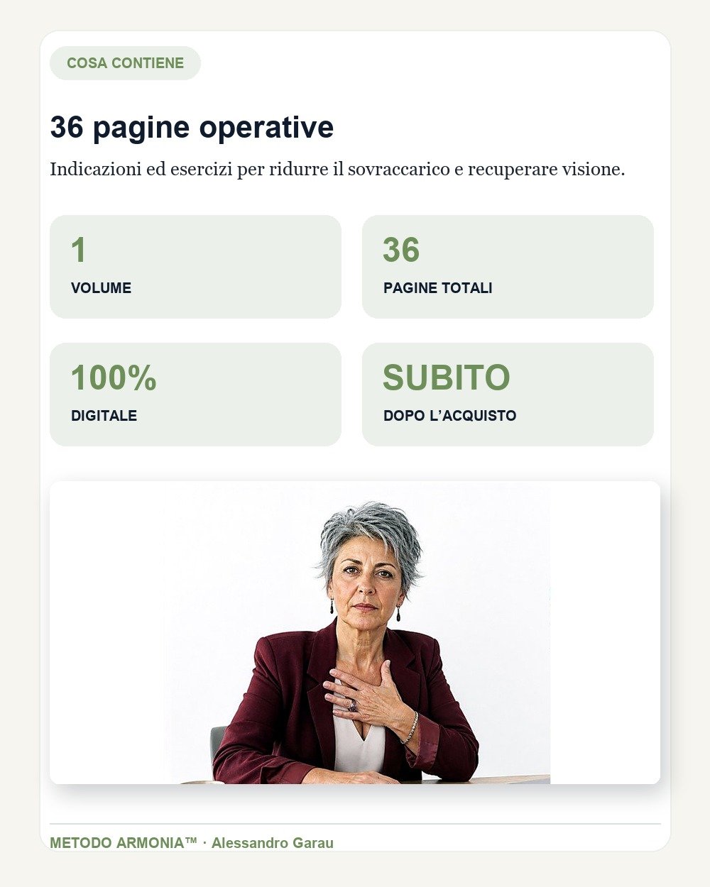 Quando il corpo presenta il conto — Cosa contiene
