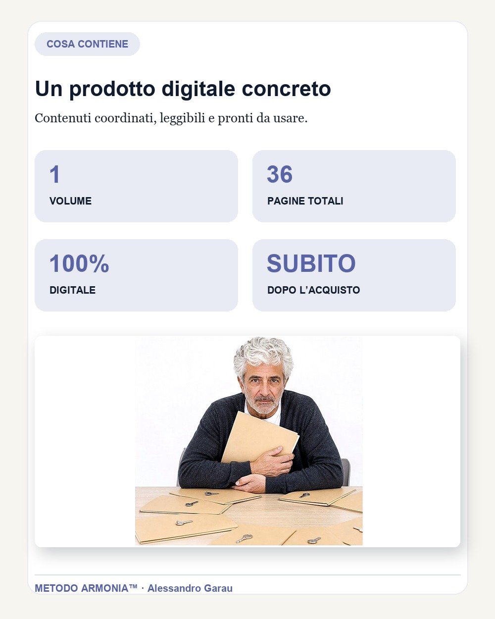 Indispensabile e intrappolato — Cosa contiene