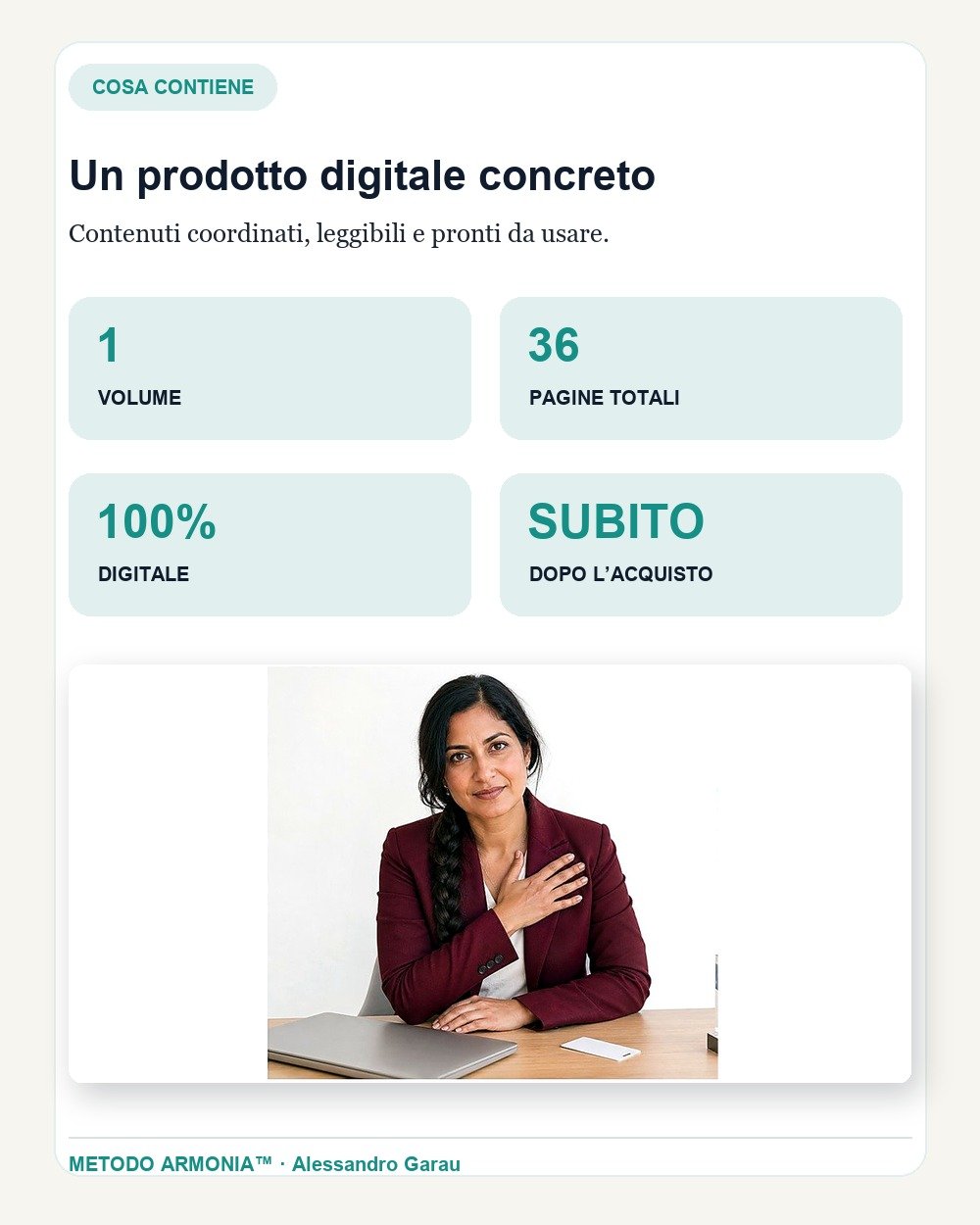 Quando il lavoro va bene e tu no — Cosa contiene