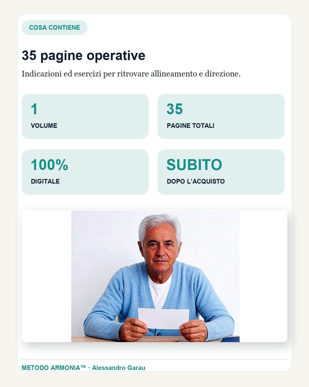 Non ho diritto di lamentarmi — Cosa contiene