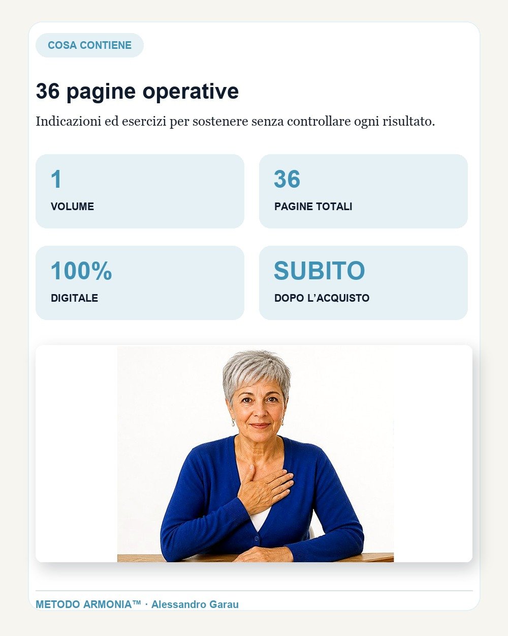Il mio valore dipende dai suoi risultati — Cosa contiene
