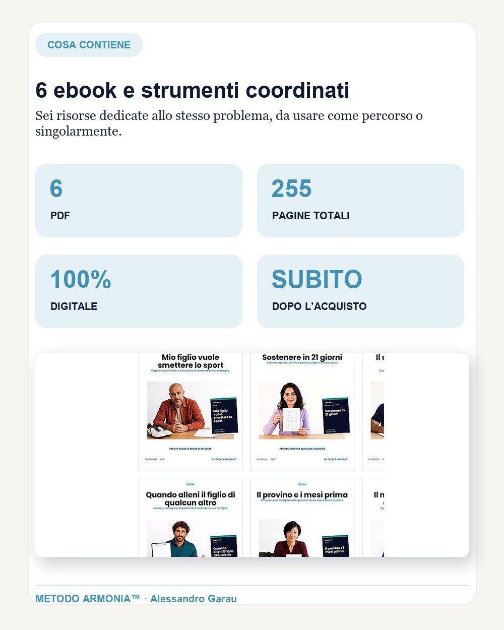 Quando tuo figlio vuole smettere — Cosa contiene