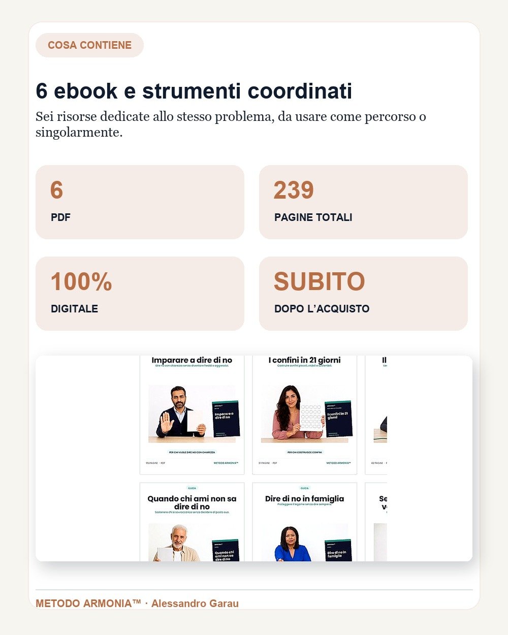Dire di no senza perdere le persone — Cosa contiene