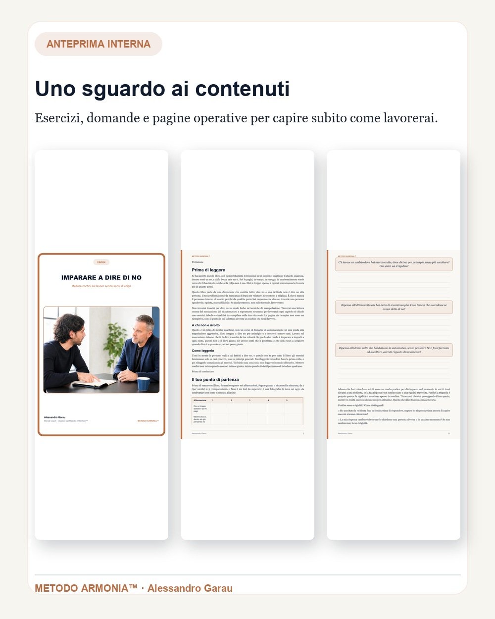 Anteprima di esercizi e pagine operative di Imparare a dire di no