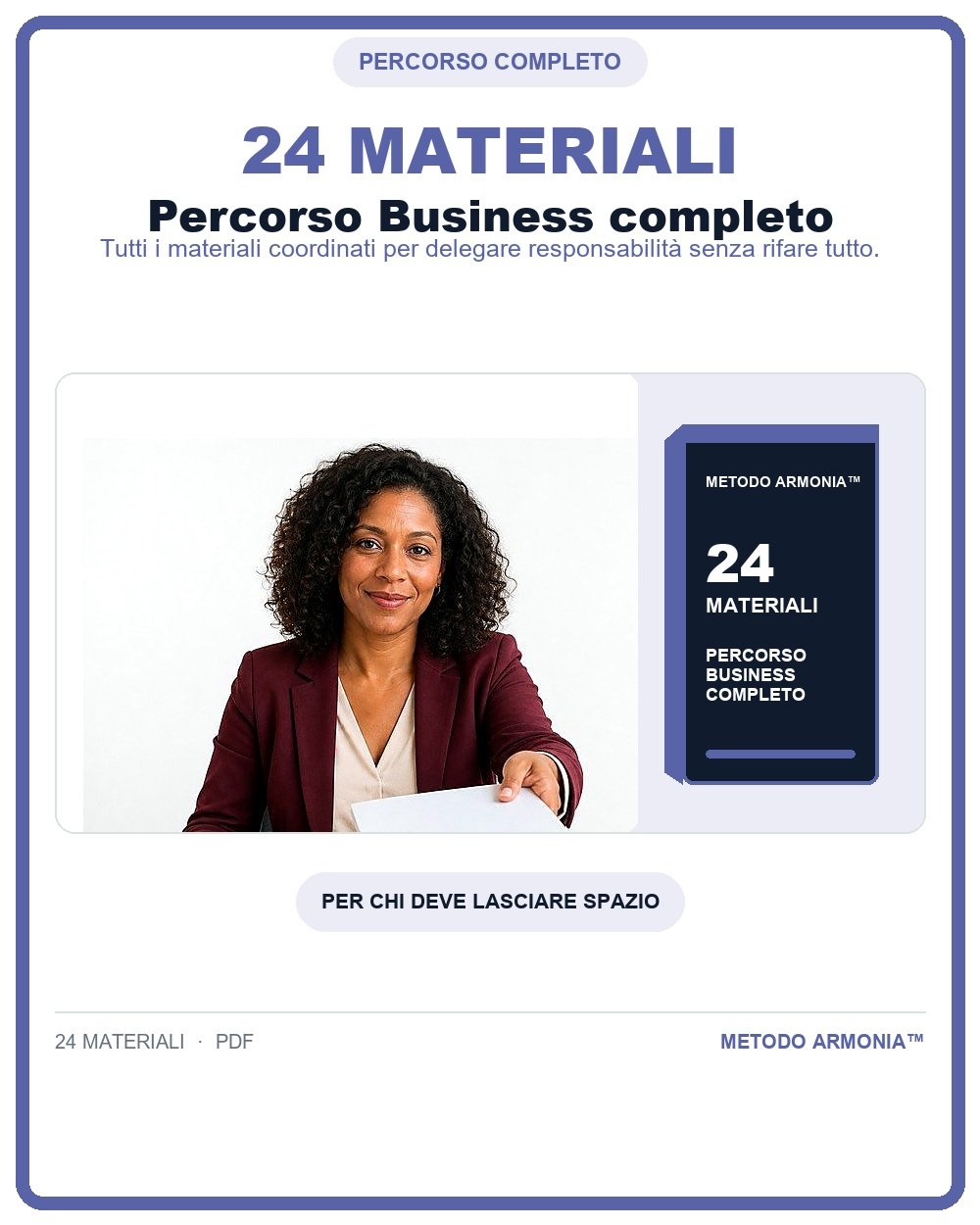 Percorso Business completo - bundle digitale Metodo ARMONIA™